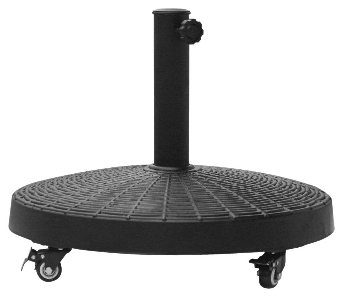 Outsunny Sonnenschirmständer schwarz Metall B/H/L/D: ca. 52x41x52x52 cm