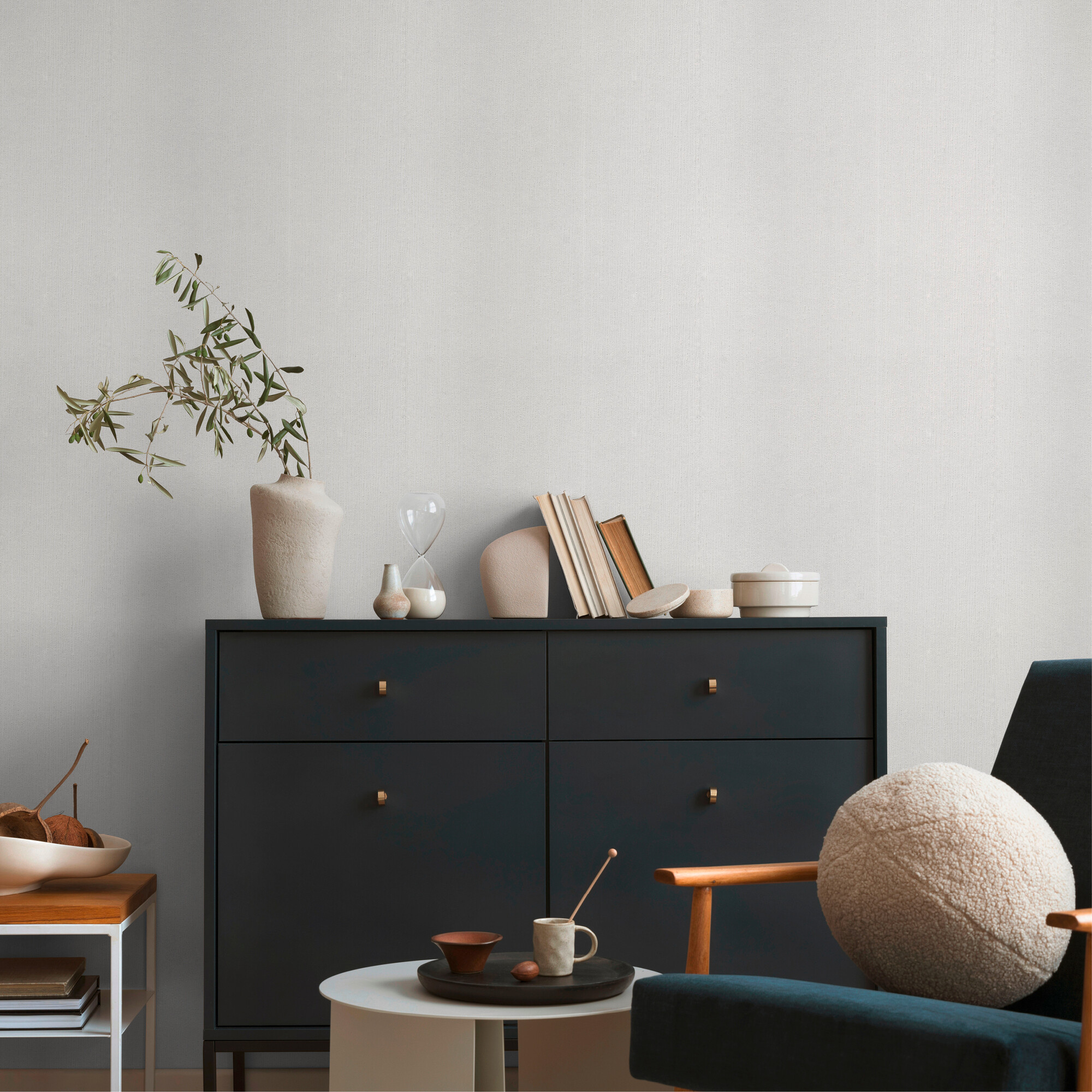 A.S.Creation Vliestapete weiß B/H/D: ca. 53x1005x9,2 cm