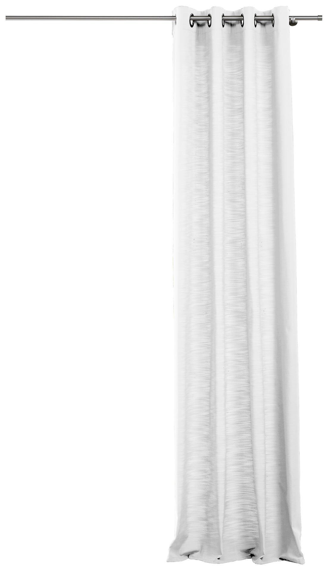 Ösenvorhang BALANCE weiß B/L: ca. 135x300 cm