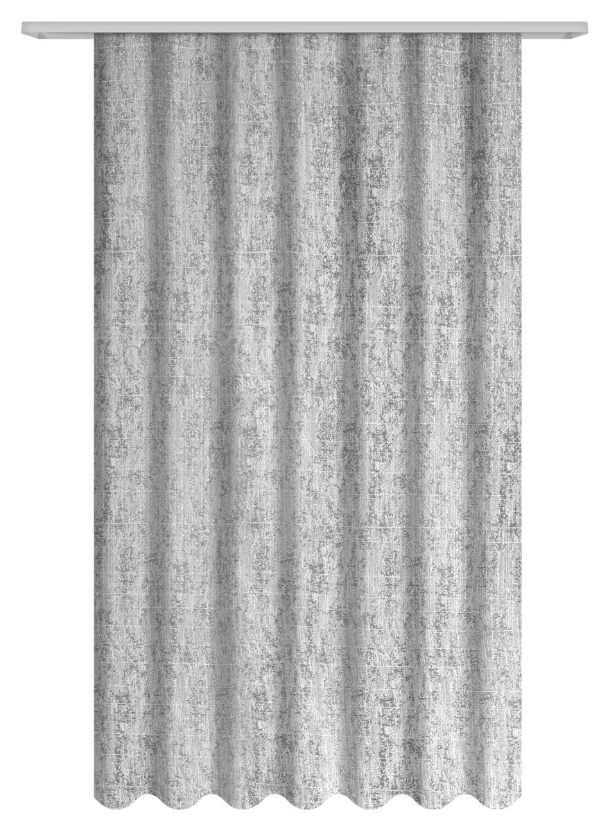 Dekovorhang Eden silber B/L: ca. 135x175 cm