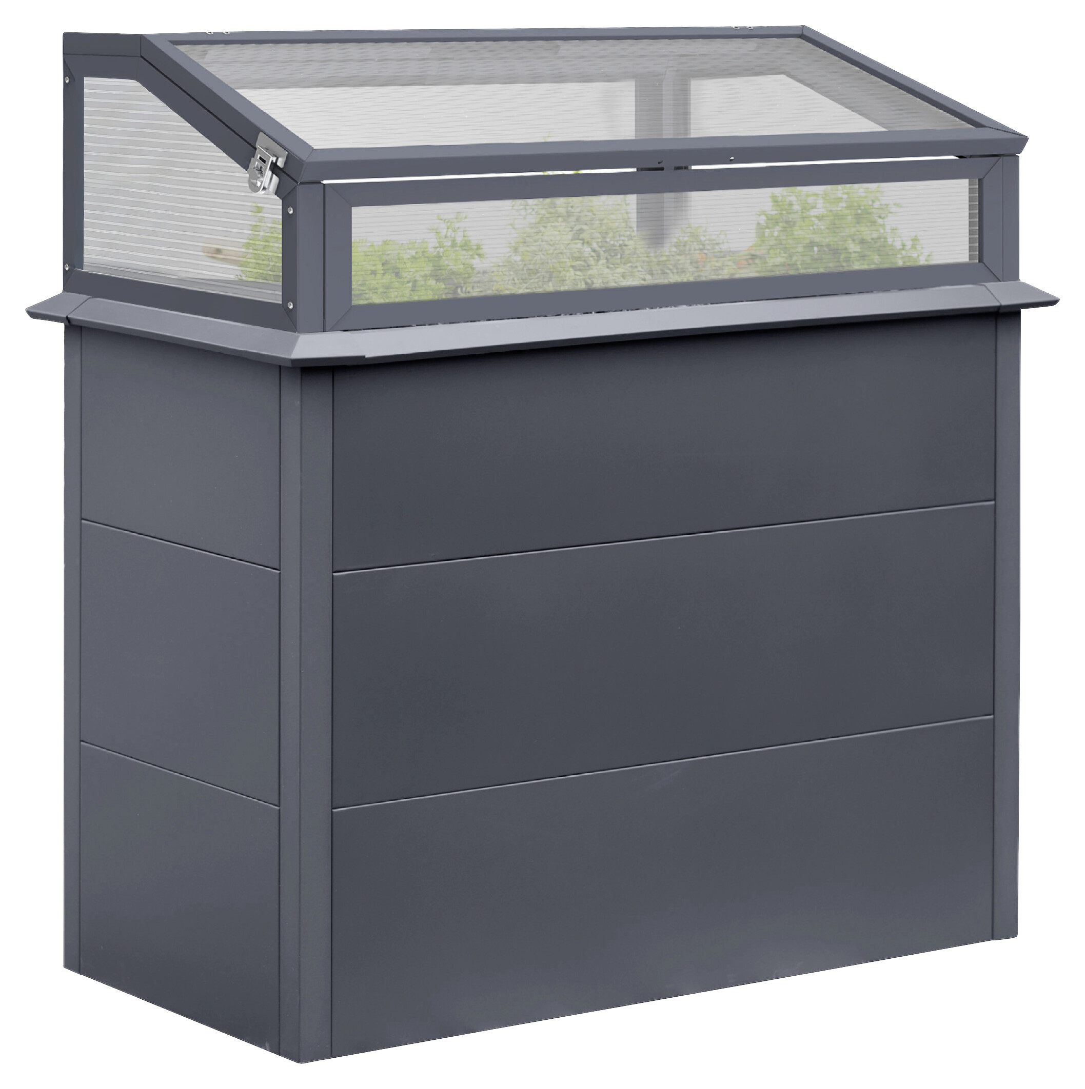 Westmann Hochbeet Primus anthrazit Stahl B/H/L: ca. 100x113x50 cm