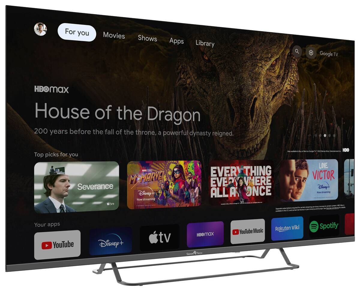 Smart-Tech QLED-Fernseher 50QG02V