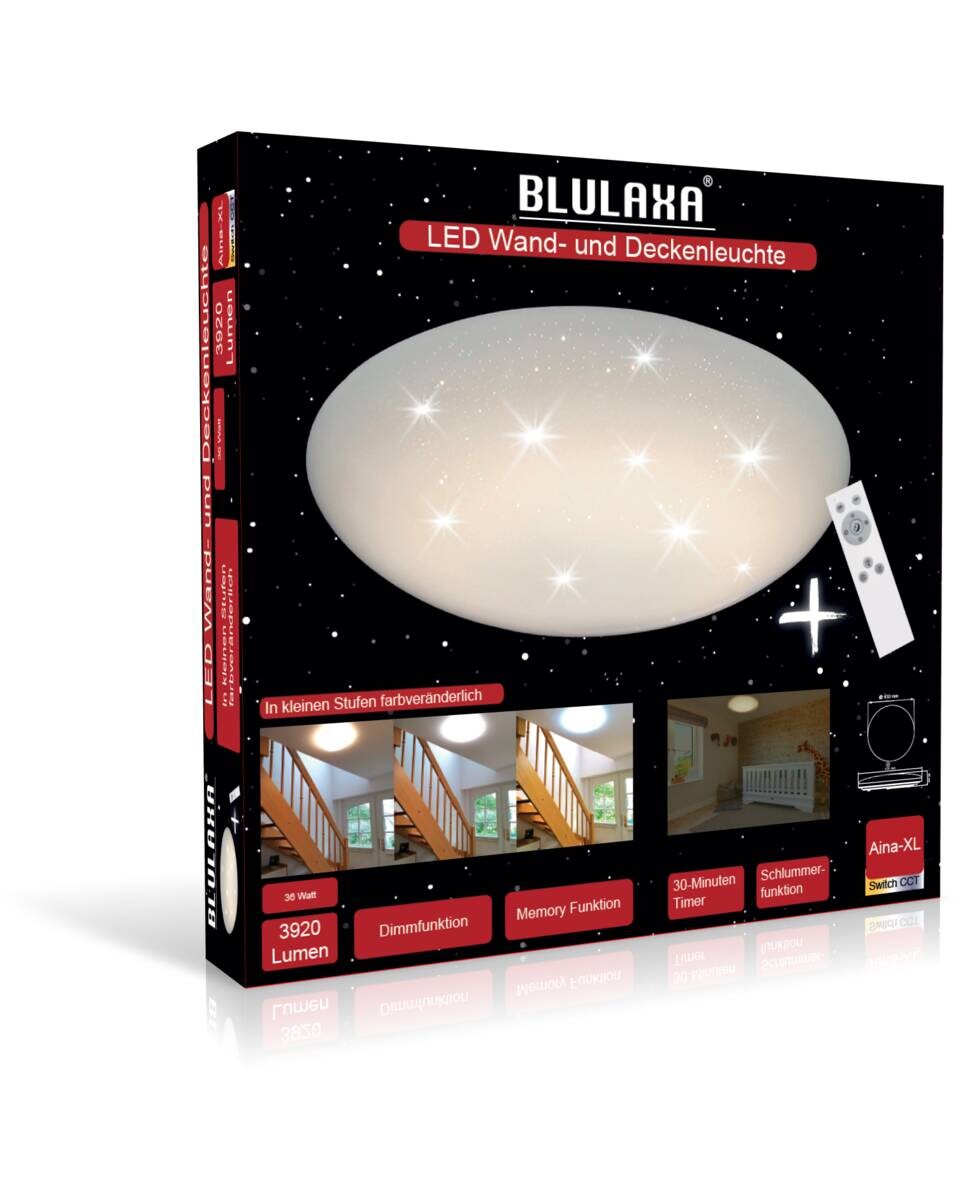 Blulaxa LED-Deckenleuchte Aina D: ca. 43 cm