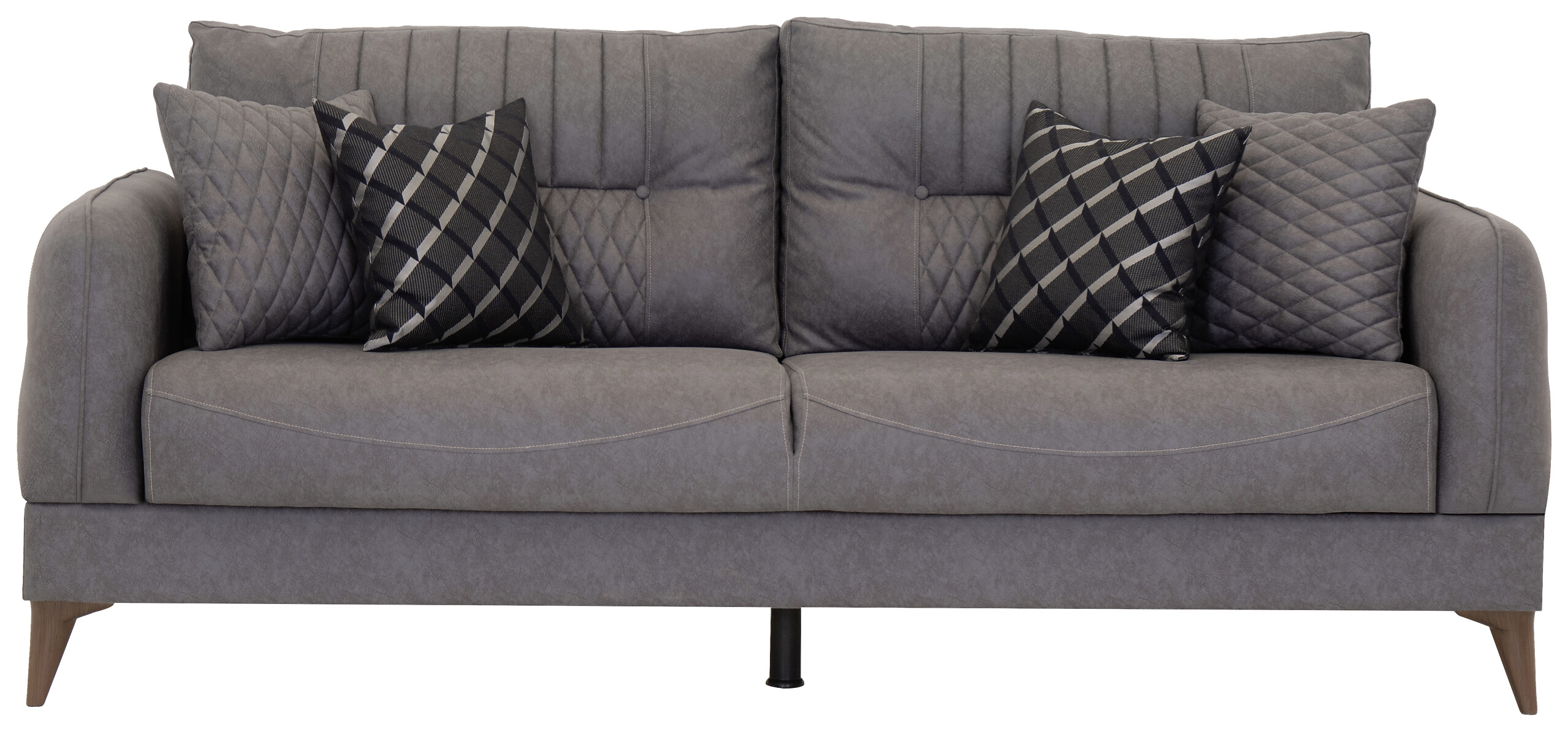 Sofa 3-2-1 Mislina blaugrau Microfaser