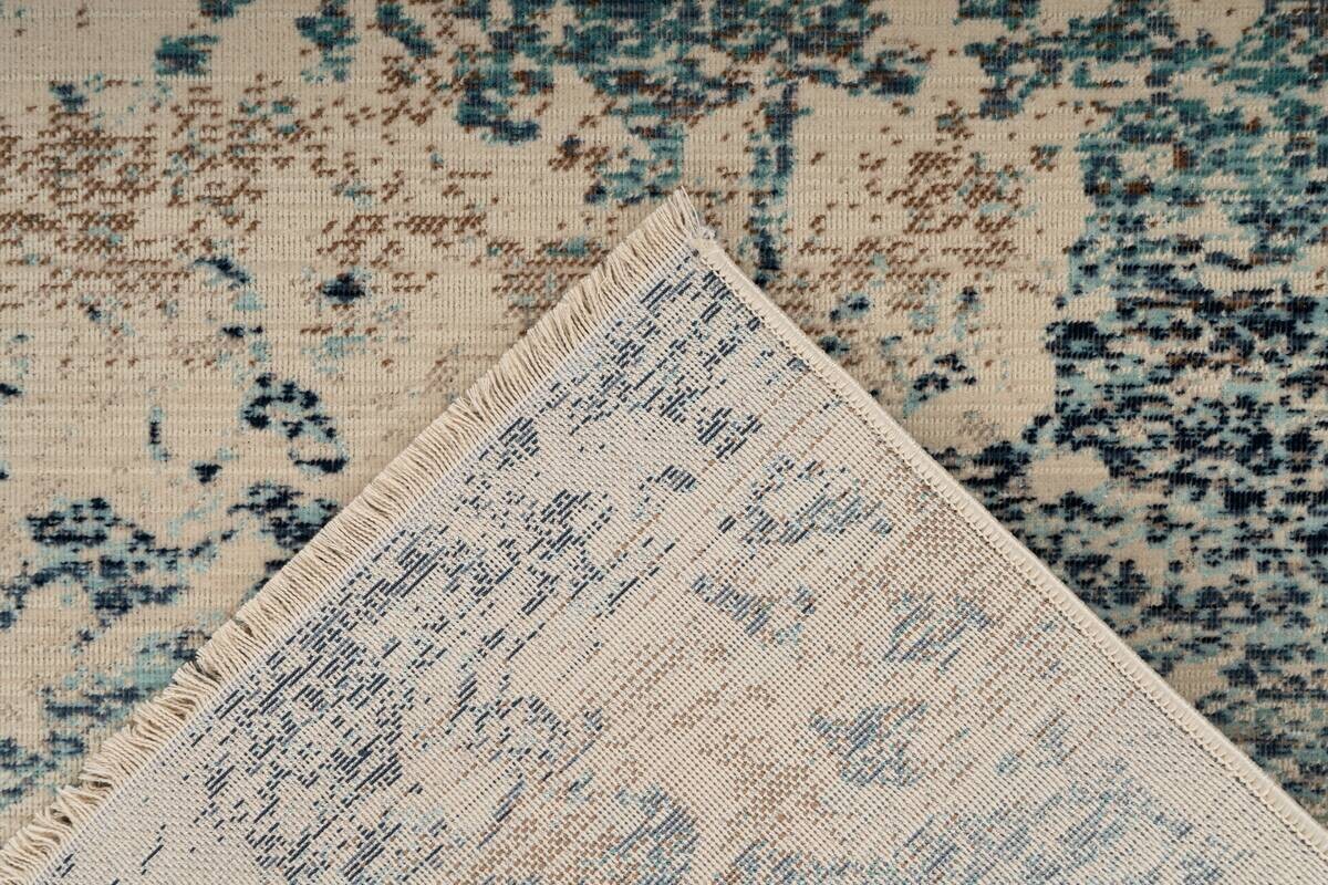 Kayoom Kurzflorteppich Charin 325 blau B/H/L: ca. 80x0,35x150 cm