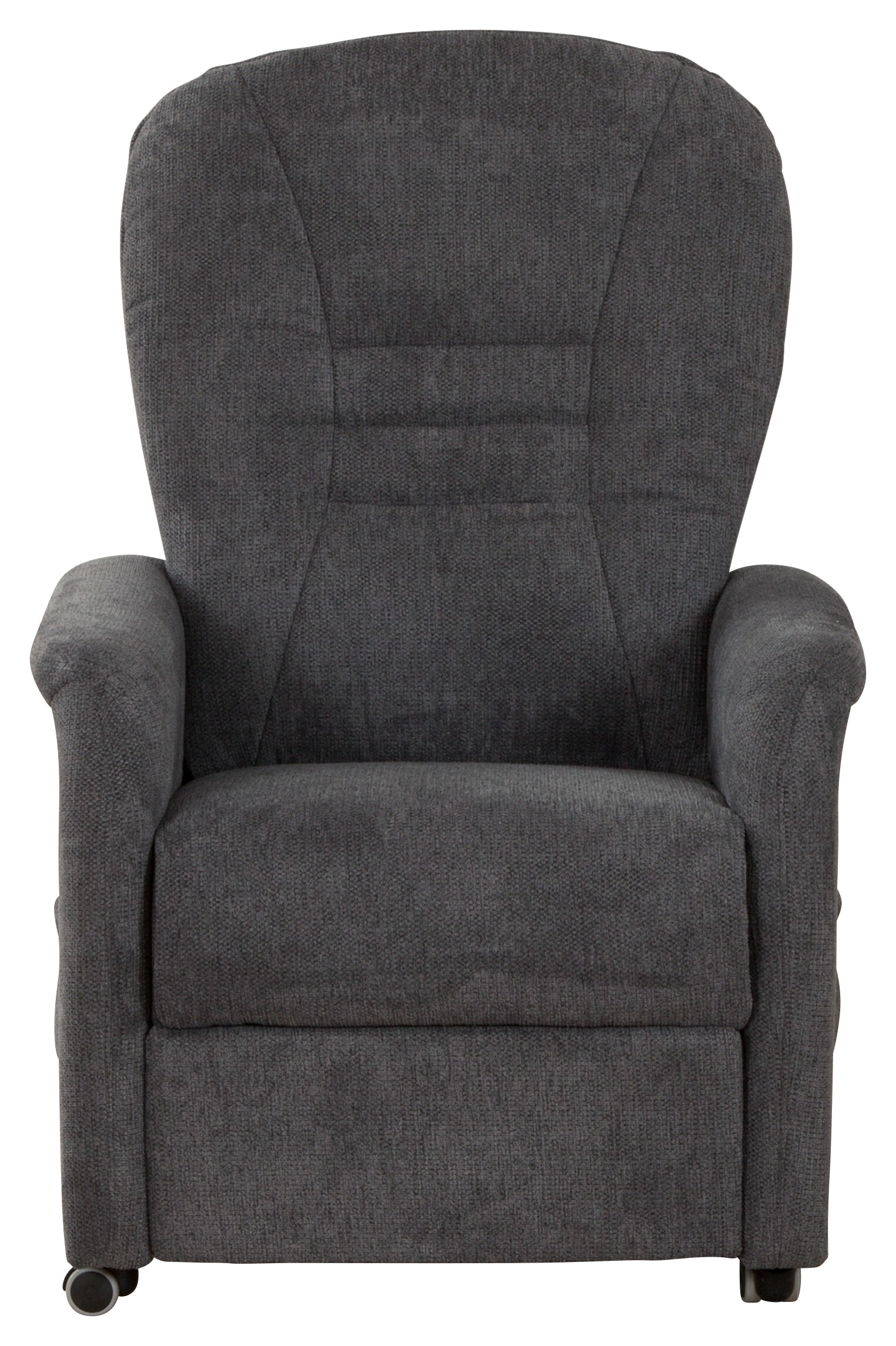 TV-Sessel Uno dunkelgrau Microfaser B/H/T: ca. 78x114x88 cm