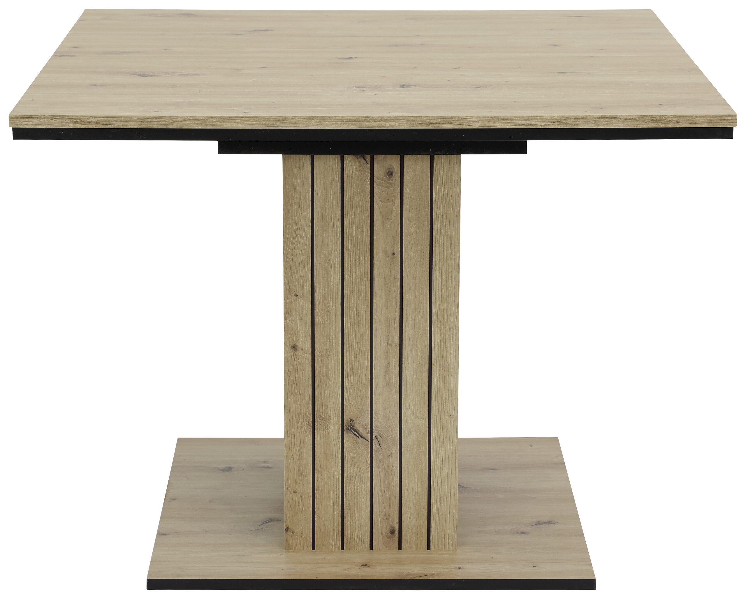 Esstisch Raul Eiche schwarz B/H/T: ca. 140x76x100 cm