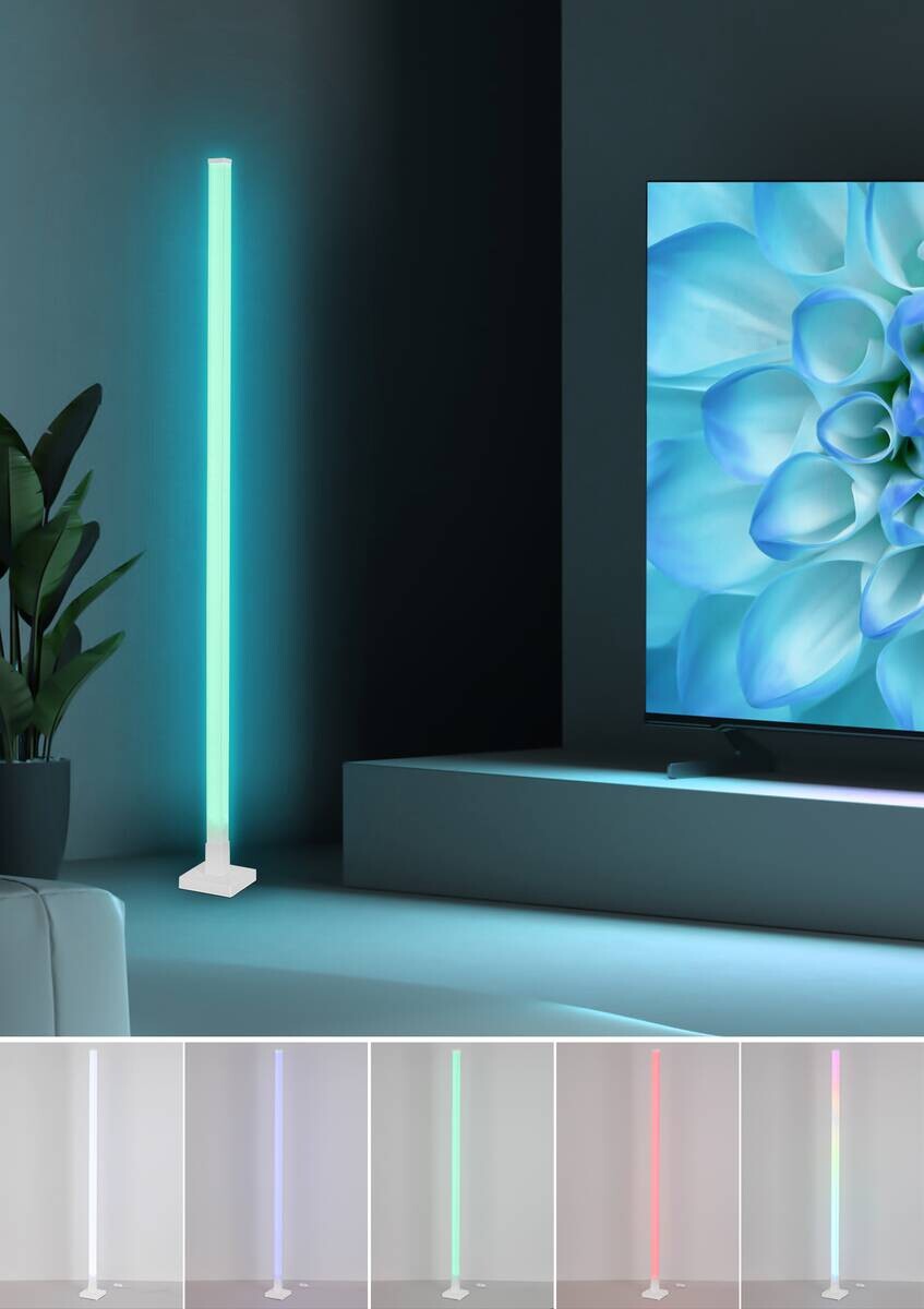 Nolo LED-RGB-Stehleuchte Tim B/H/L: ca. 12,5x12,5x150 cm