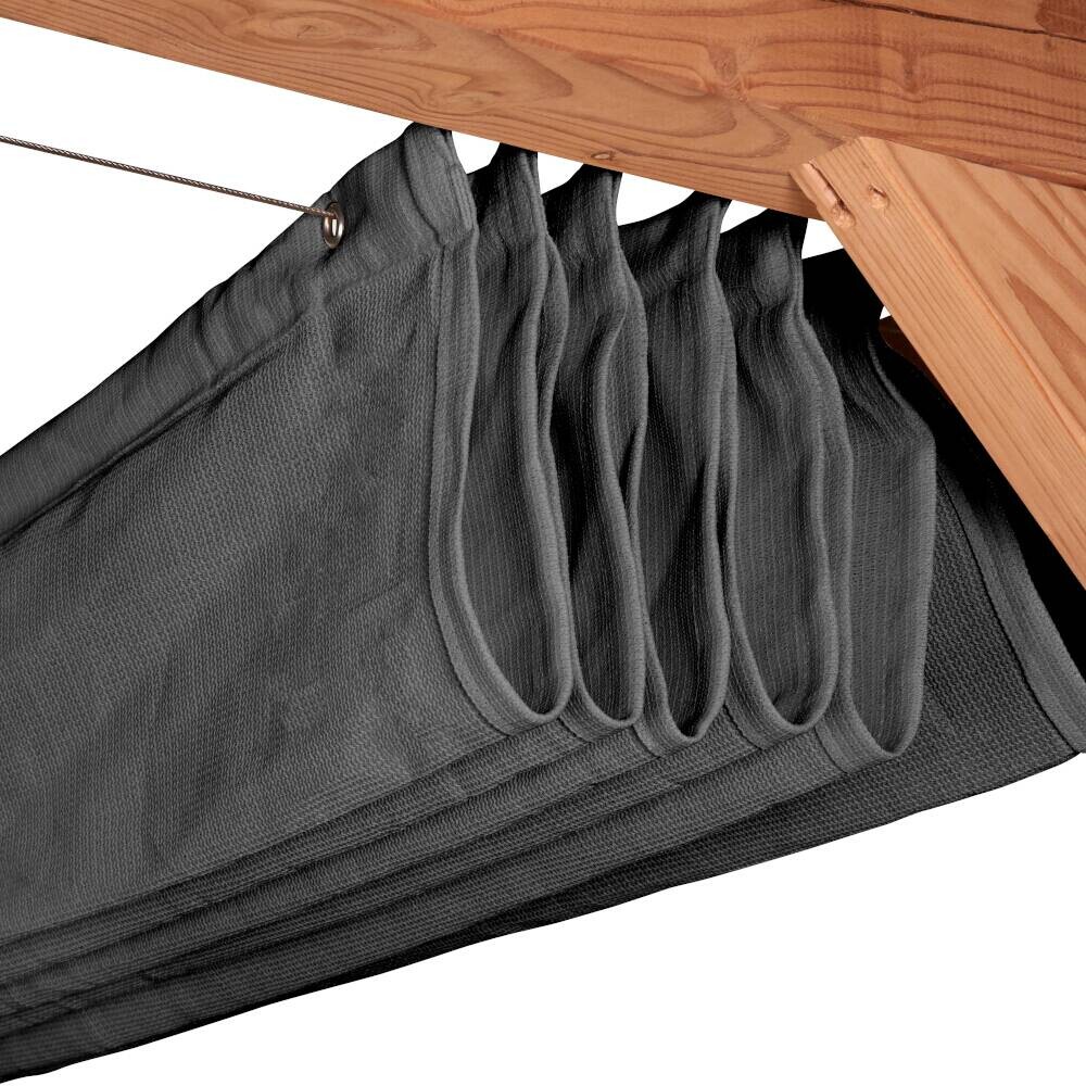 PLATINUM Faltsonnensegel Coolfit grau Polyethylen B/H/L: ca. 400x1x290 cm