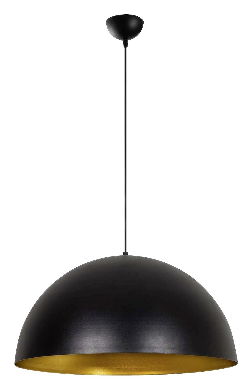 Opviq Pendelleuchte Sivani gold schwarz B/H/T/L/D: ca. 60x126x60x60x60 cm E27 1 Brennstellen