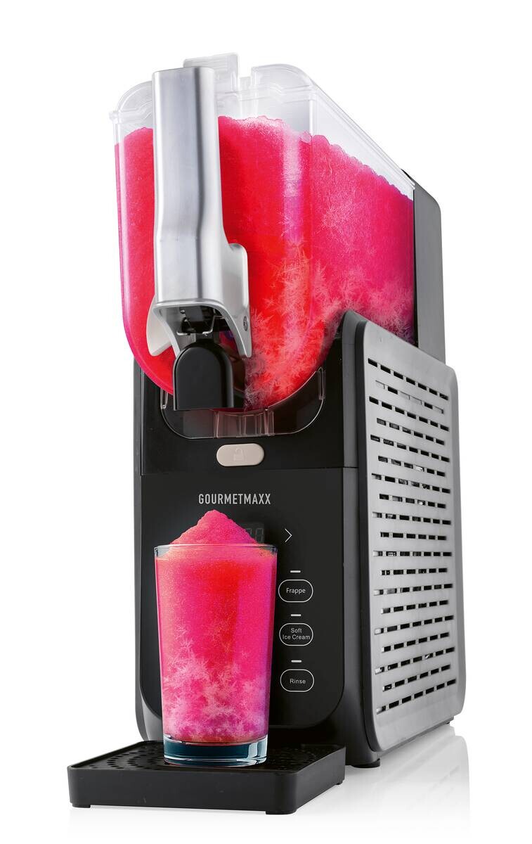 GOURMETmaxx Slushy Ice Maker 19174 schwarz Kunststoff B/H/L: ca. 23x50,5x50 cm