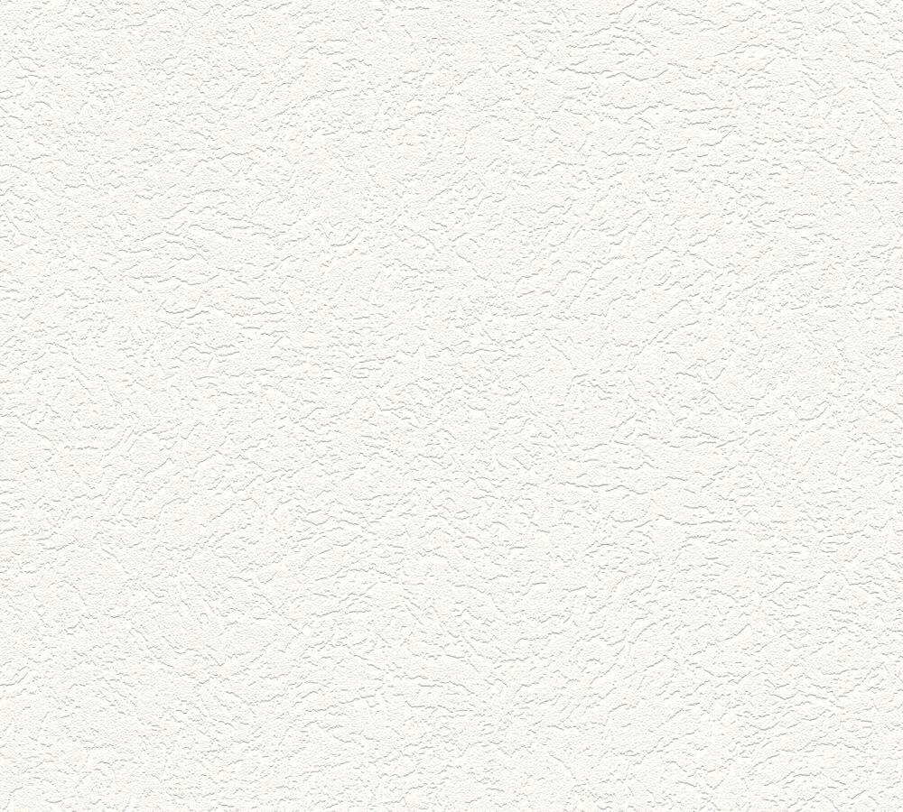 Vliestapete Putzoptik weiß B/L: ca. 53x1005 cm