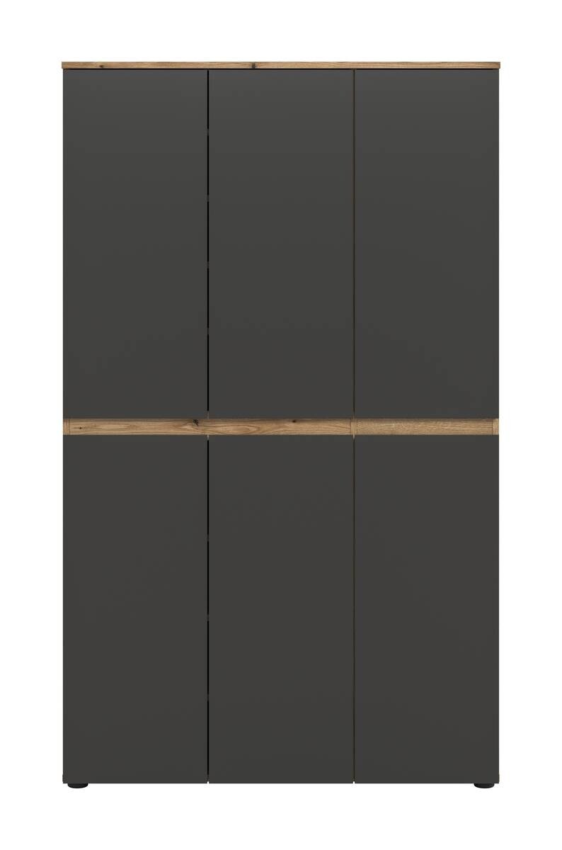 Schrank SCARPA Evoke Oak Nachbildung anthrazit B/H/T: ca. 105x175x37 cm