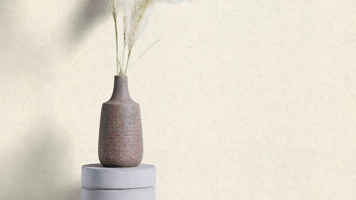 Vliestapete Struktur creme gold B/L: ca. 53x1005 cm