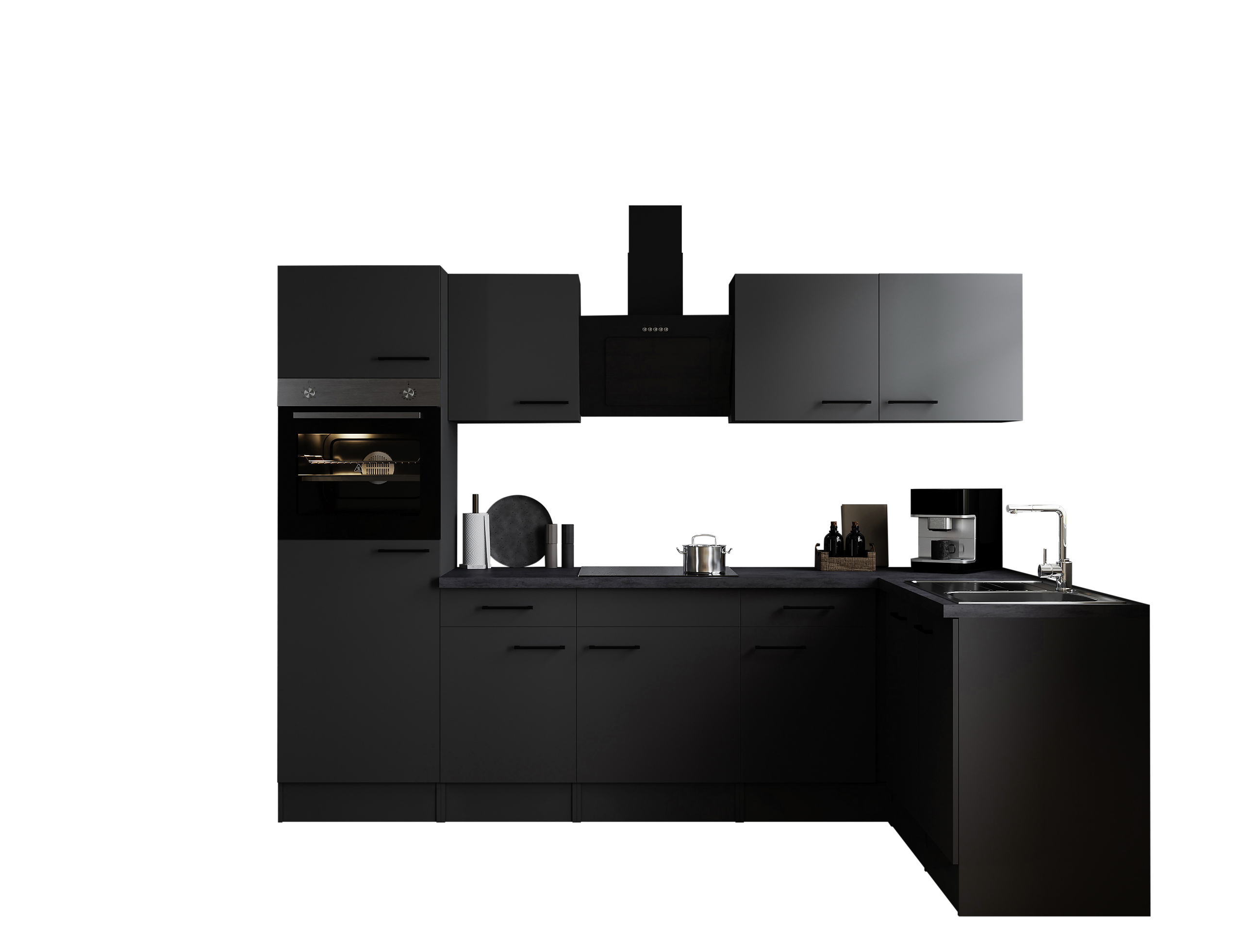 Winkelküche Oliver B/H/T: ca. 280x205x172 cm