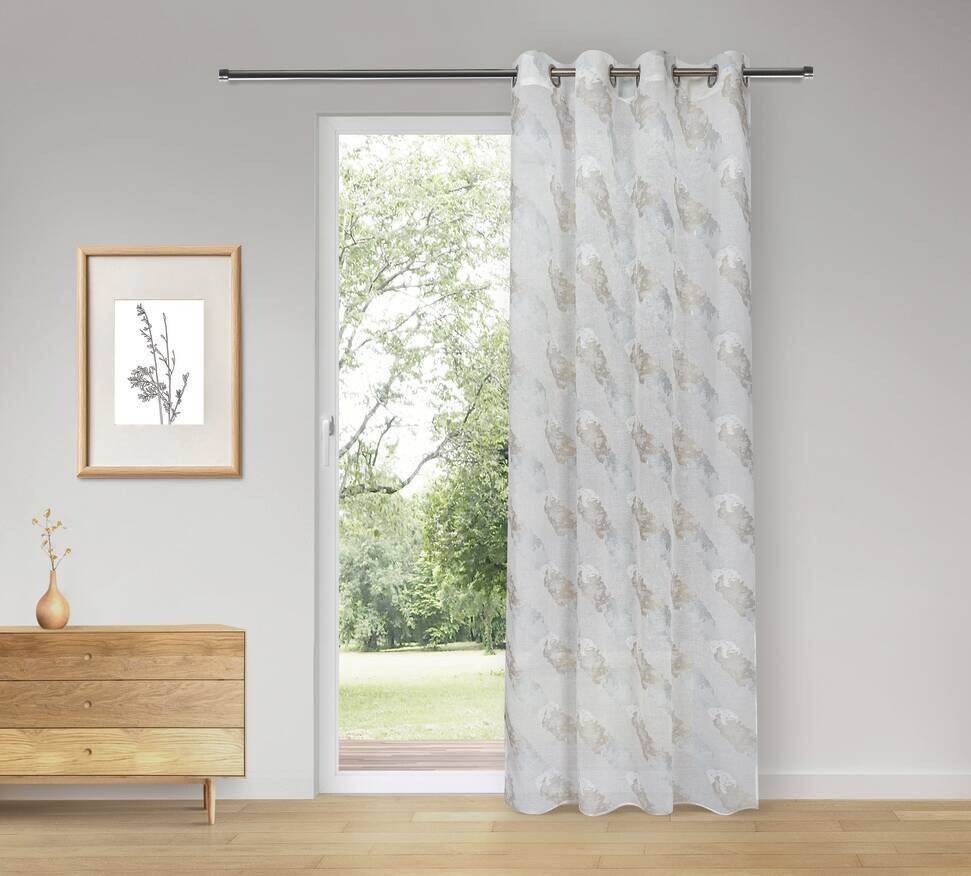 Happy Home Ösenvorhang Sylt taupe B/L: ca. 145x245 cm