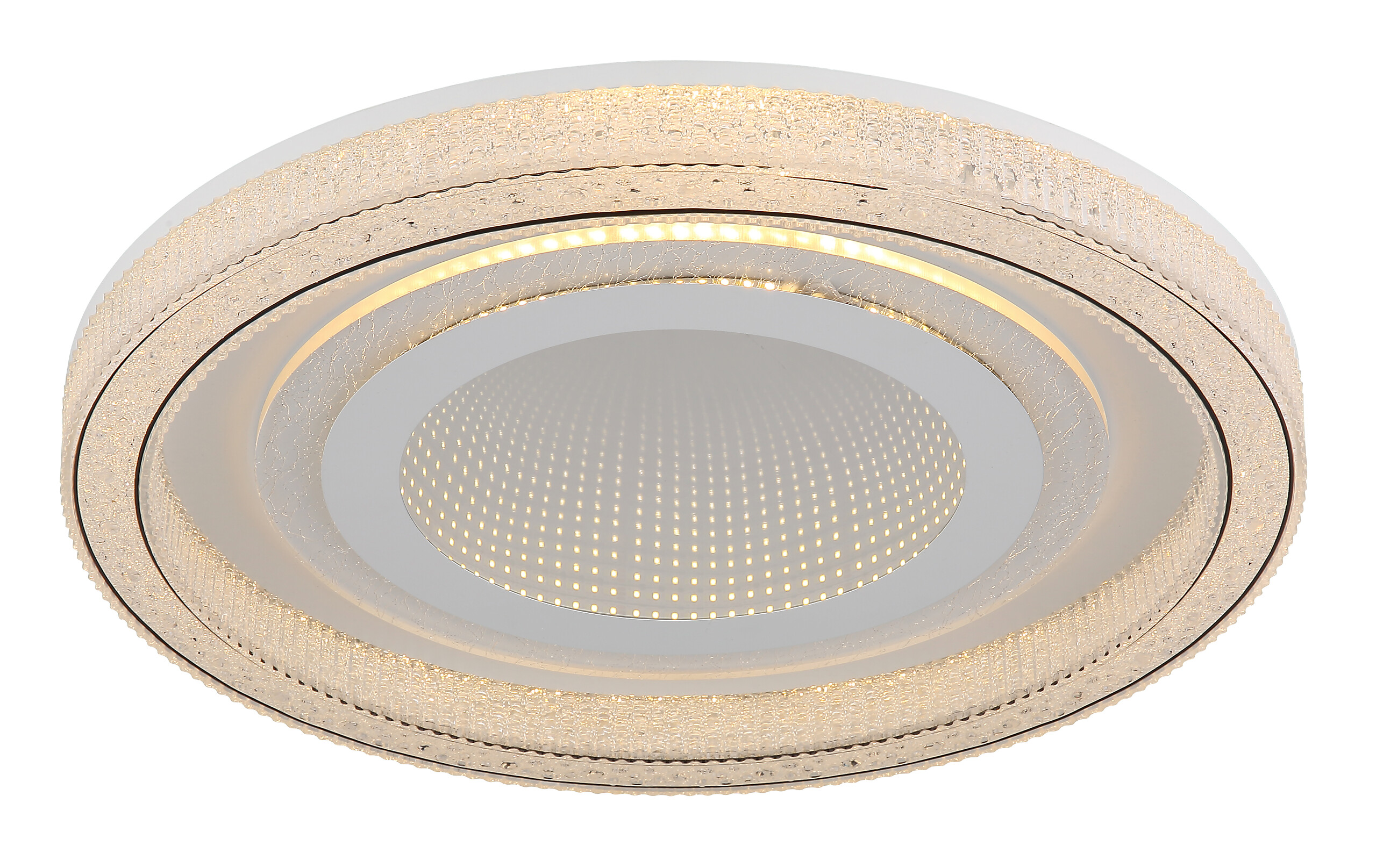 GLOBO Deckenleuchte klar mattschwarz Acryl Metall H/D: ca. 7x48 cm 1 Brennstellen