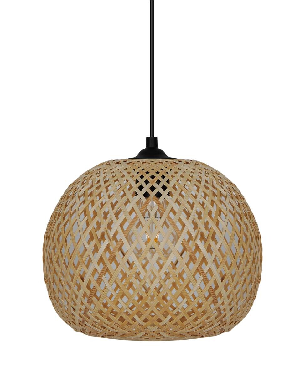 Pendelleuchte Bella schwarz Metall B/H/T: ca. 146x146x25 cm E27 3 Brennstellen