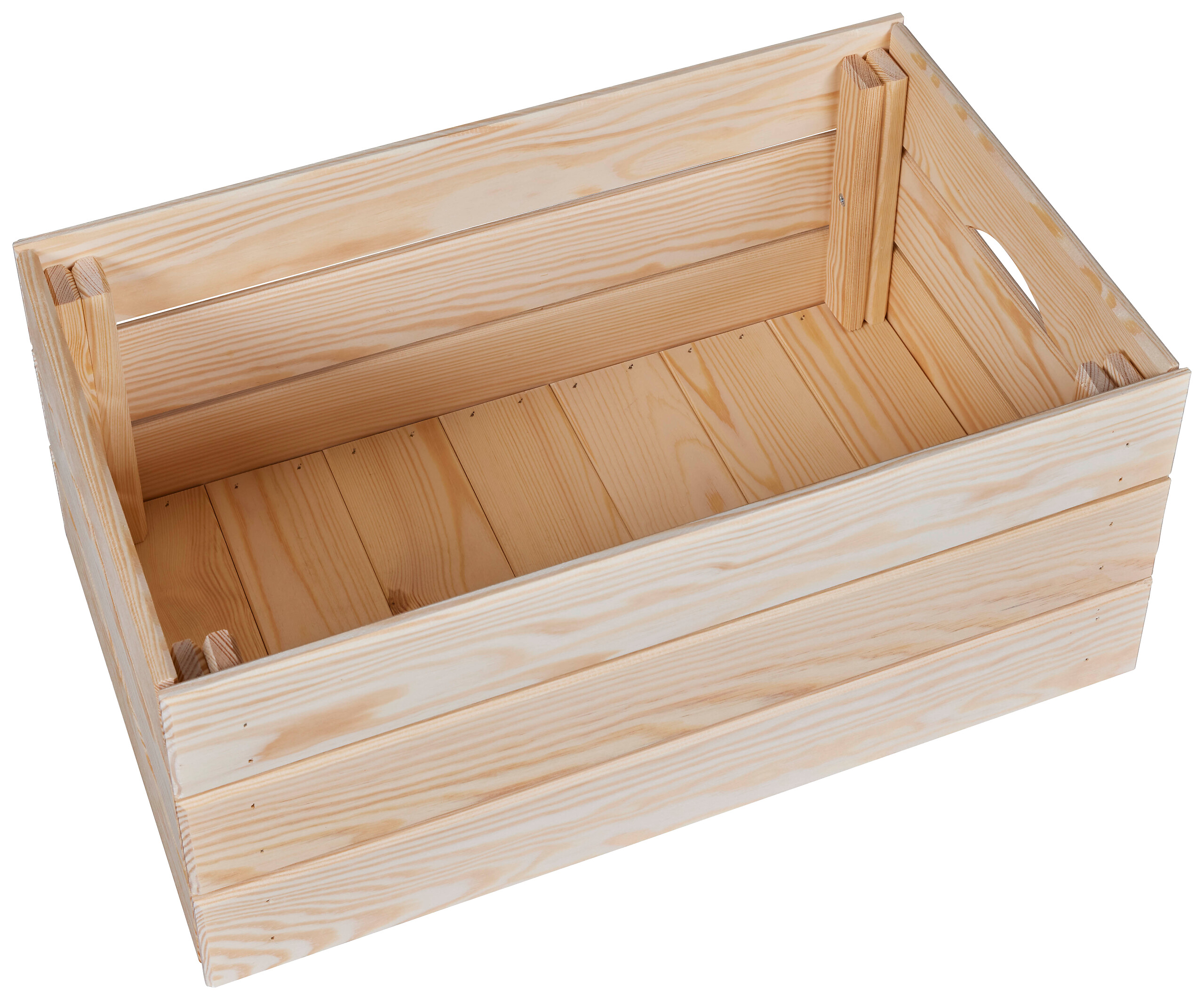Holzkiste Valloni M natur natur Holz B/H/L: ca. 31,5x23x51 cm
