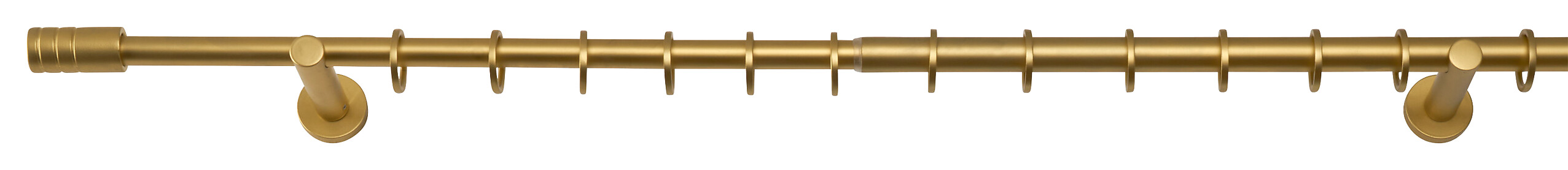 ondeco Stilgarnituren rillcube gold Metall ausziehbar von ca. 160 bis 280 cm 1.0 Läufe