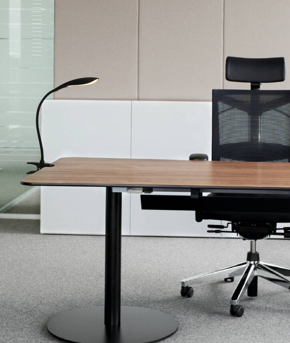 Näve Leuchten Tischleuchte 3121722 schwarz Kunststoff Metall H: ca. 36 cm null 1 Brennstellen