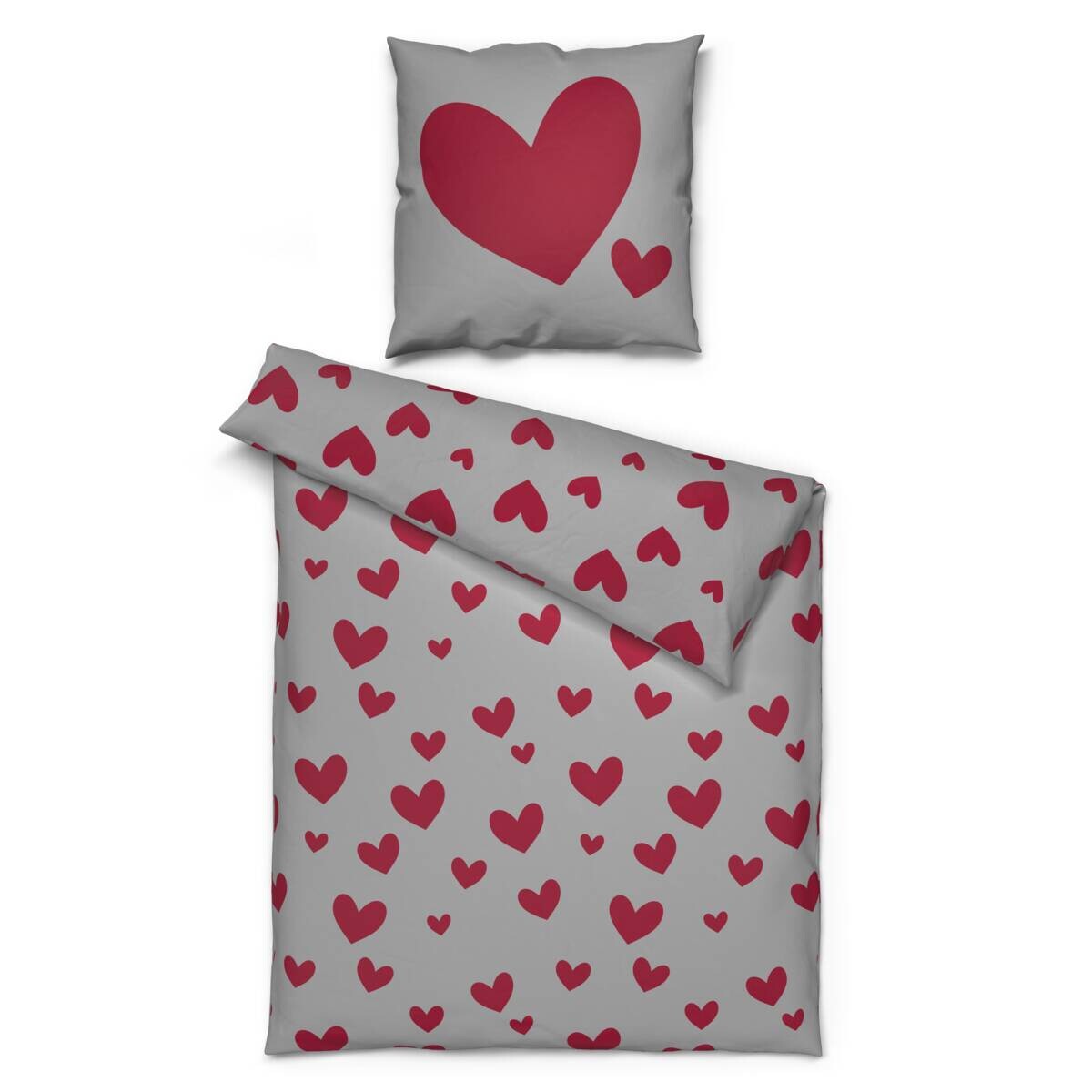 Baumwoll Bettwäsche Renforce weiß Baumwolle B/L: ca. 135x200 cm