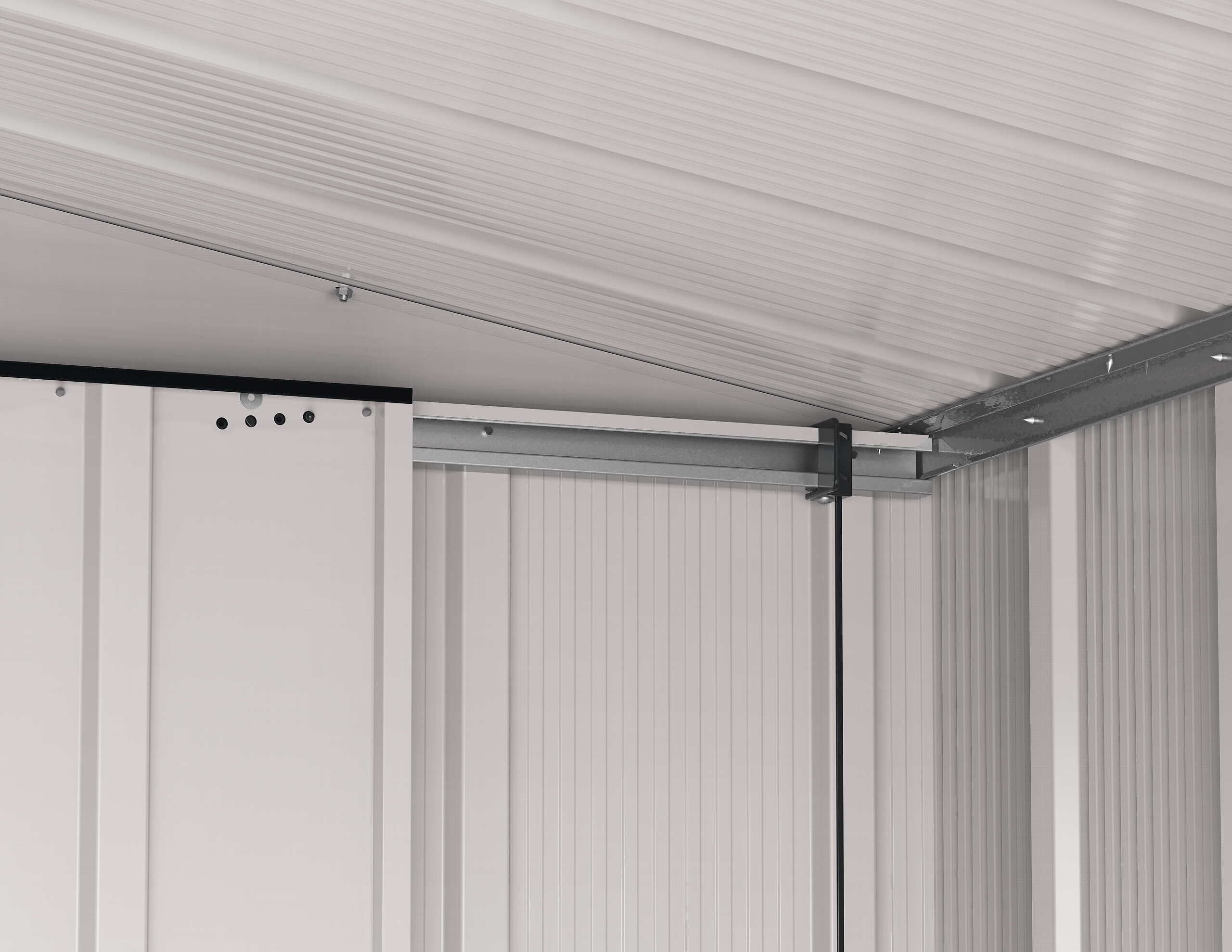 VCM Gerätehaus anthrazit B/H/L: ca. 202x181x113 cm