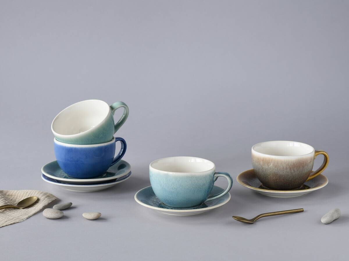 CreaTable Tafelservice Caldera mehrfarbig Steinzeug 8 tlg.