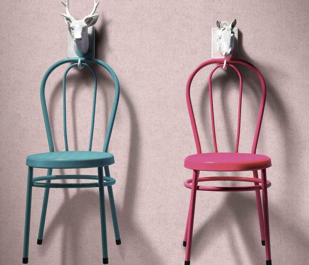 Erismann Vliestapete Uni rosa B/L: ca. 53x1005 cm