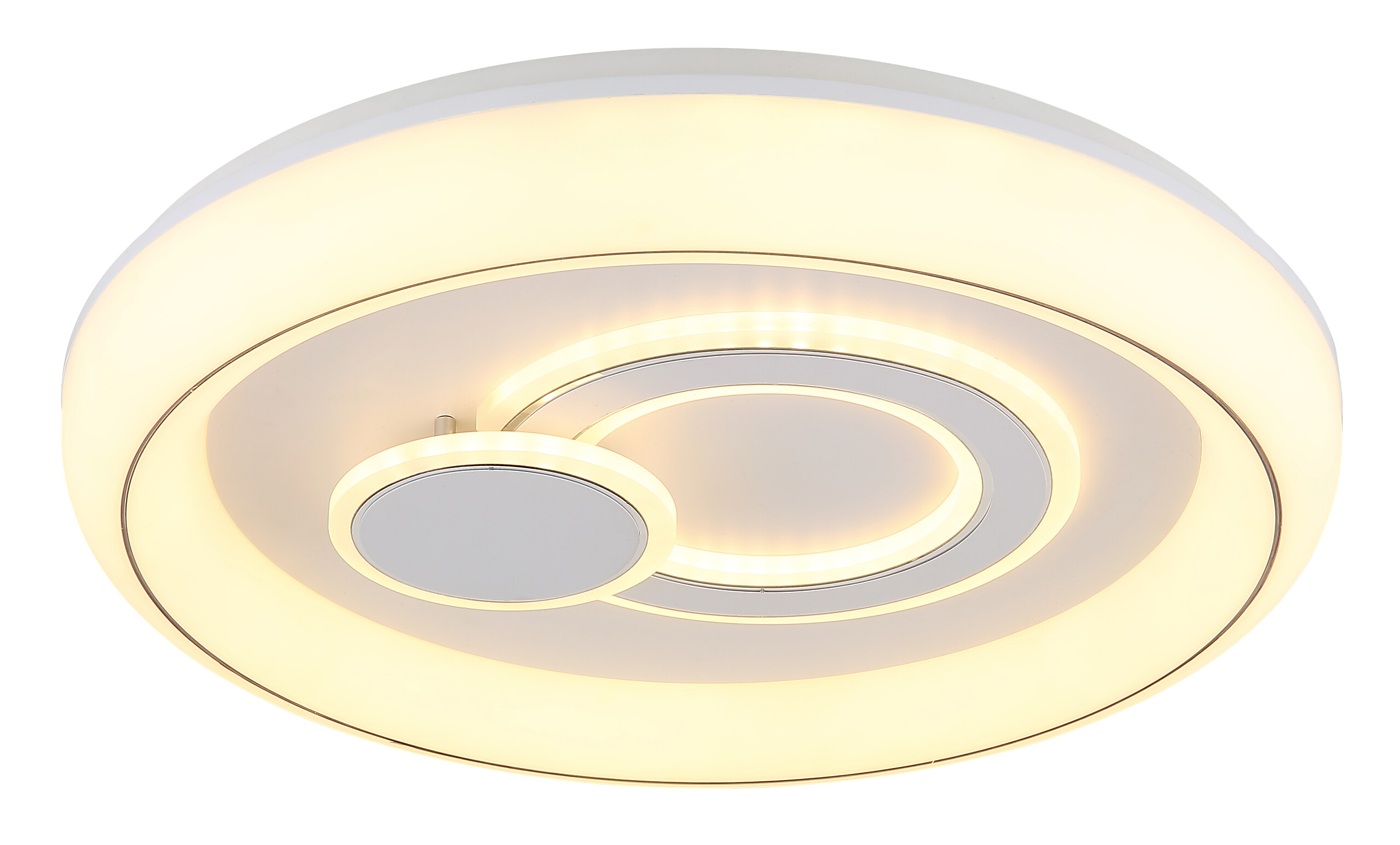 GLOBO Deckenleuchte Ruiz weiß Opal Acryl Metall H/D: ca. 7,5x48 cm 1 Brennstellen