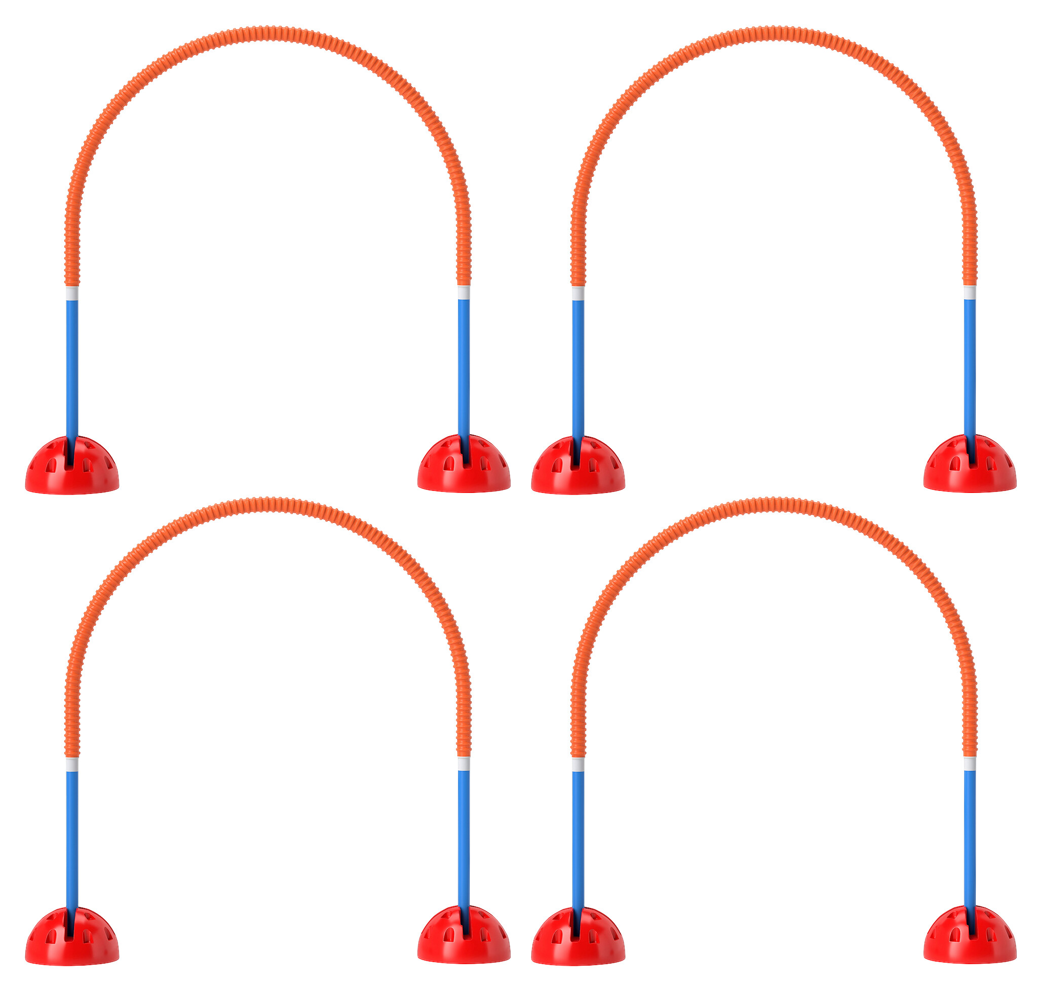 PawHut Hund Agility Set blau Kunststoff B/H/L: ca. 19,5x95x100 cm