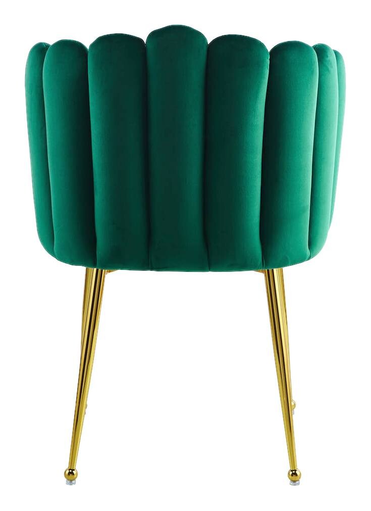 Stuhl Mucha 101 grün Microfaser B/H/T: ca. 59x85x56 cm