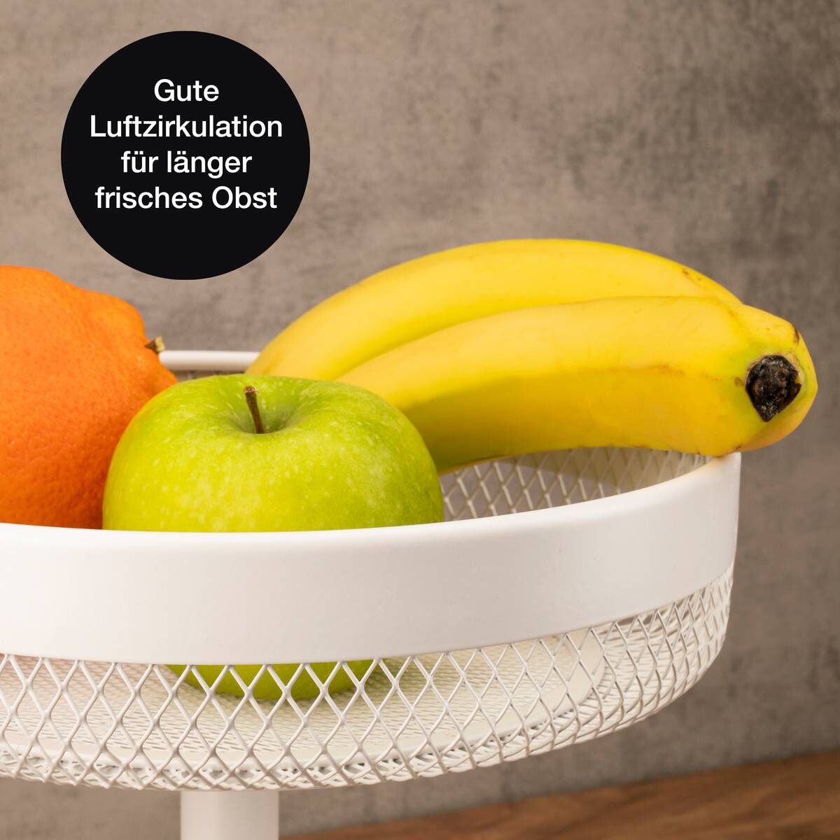 Moritz & Moritz Etagere weiß Metall H: ca. 30 cm Moritz & Moritz Etagere weiß Metall H: ca. 30 cm