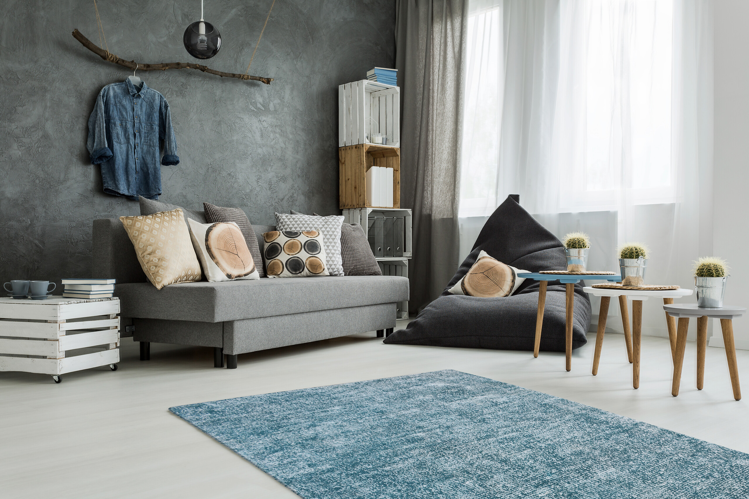 Kayoom Kurzflorteppich Etna 110 petrol B/H/L: ca. 160x0,9x230 cm Kayoom Kurzflorteppich Etna 110 petrol B/H/L: ca. 160x0,9x230 cm