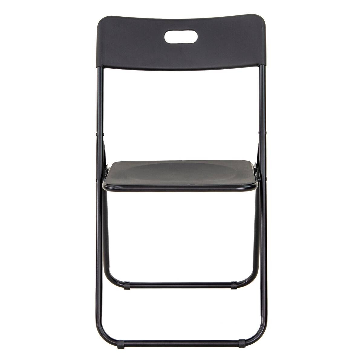 Klappstuhl Viva schwarz Kunststoff B/H/T: ca. 48,5x80x46 cm