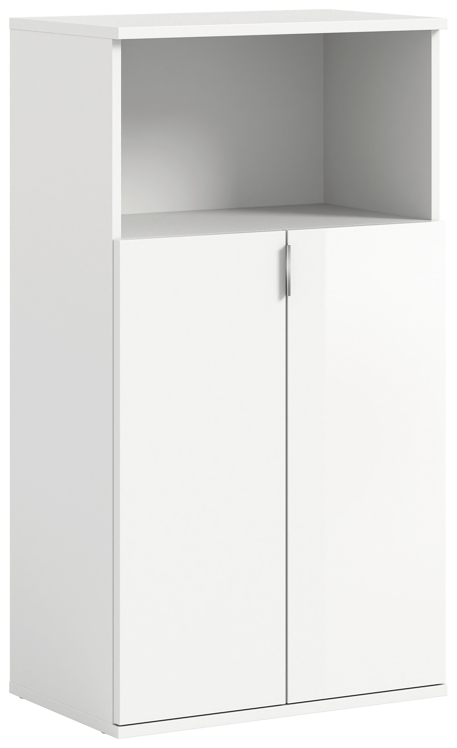 Schuhkommode PROJEKT X weiß weiß Hochglanz B/H/T: ca. 60x110x37 cm Schuhkommode PROJEKT X weiß weiß Hochglanz B/H/T: ca. 60x110x37 cm