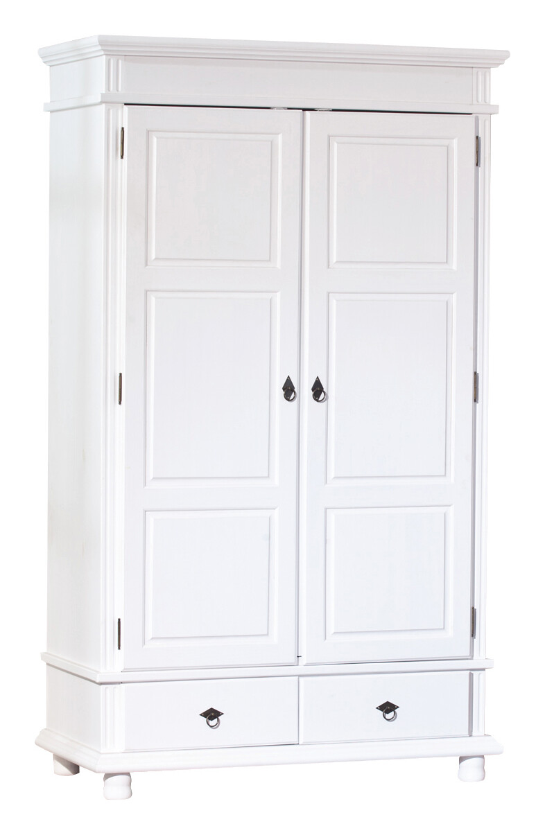 Kleiderschrank Danz weiß B/H/T: ca. 116x199x57 cm