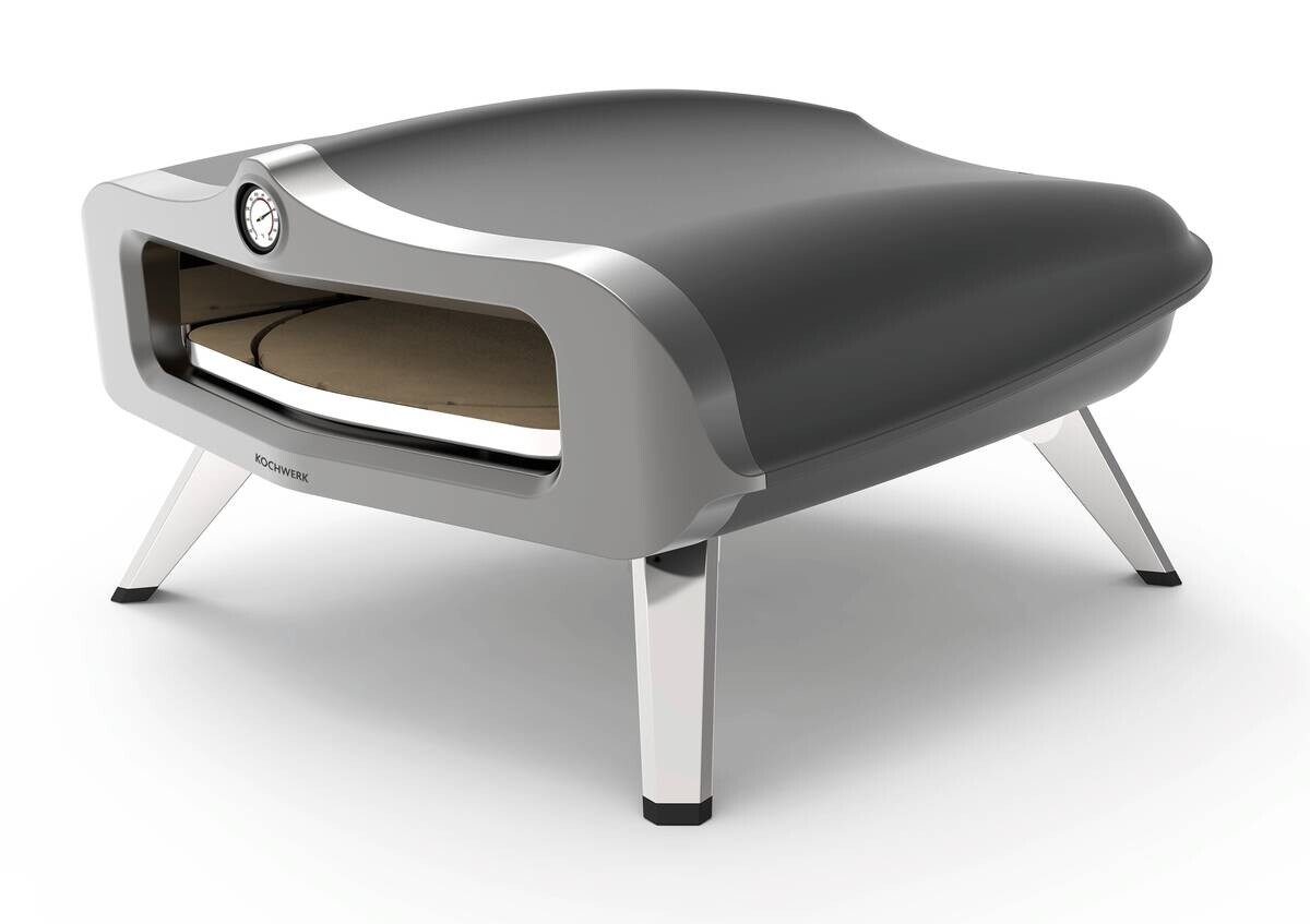 Rachs KOCHWERK Gas-Pizzaofen silber Edelstahl B/H/L/D: ca. 61,5x32x70,5x55 cm