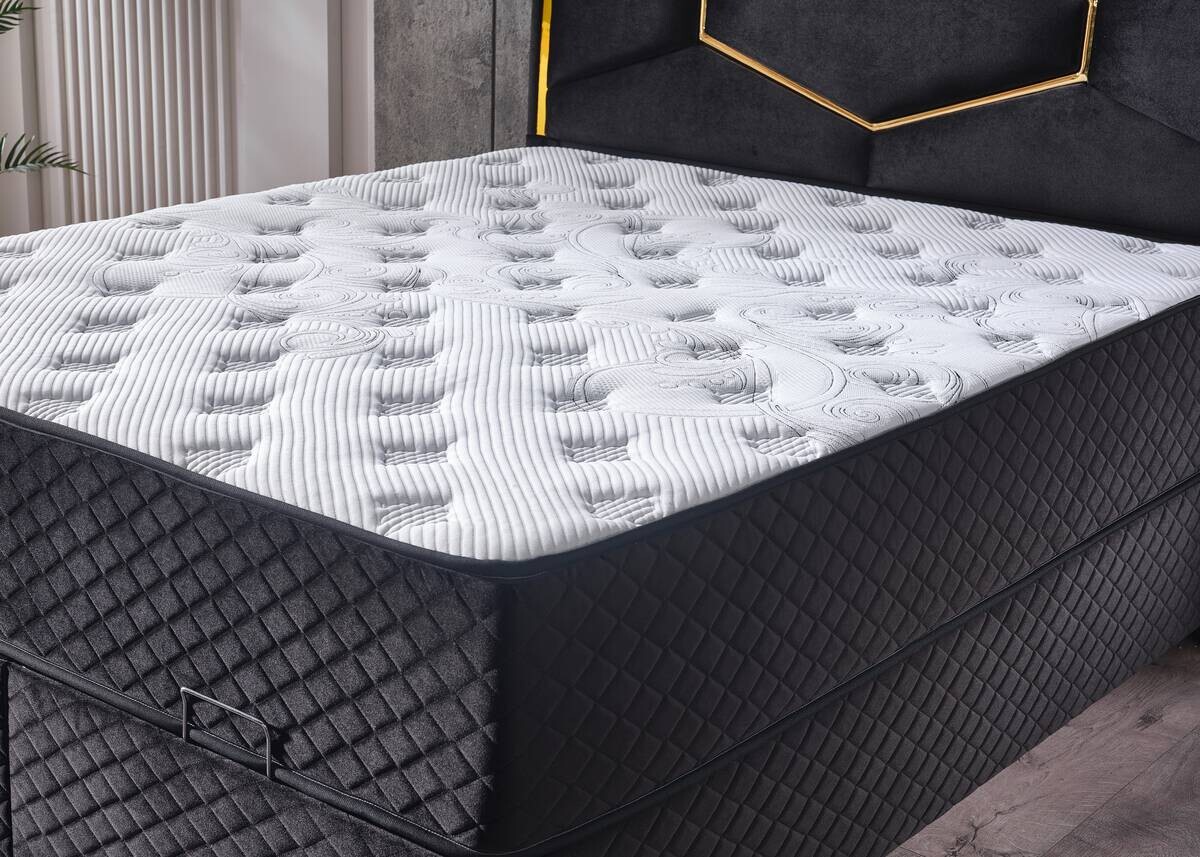 Polsterbett Tommy schwarz Liegefläche B/L: ca. 180x200 cm