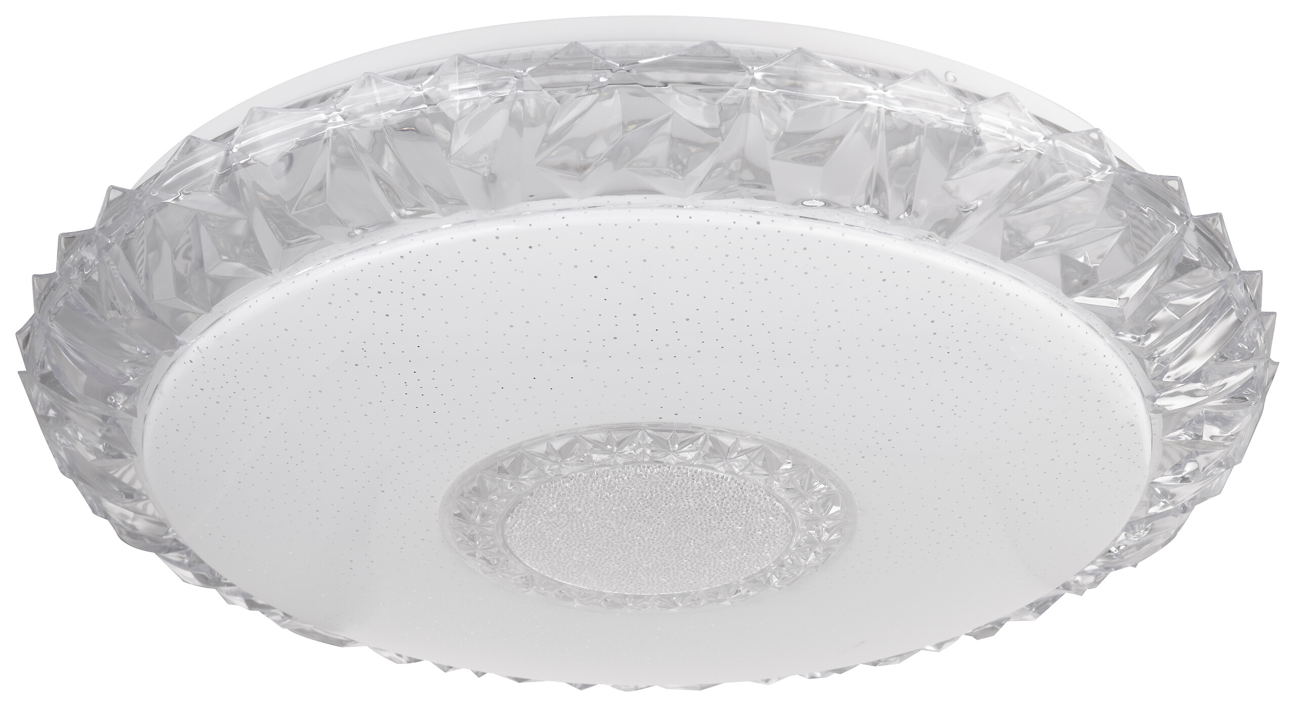 GLOBO Smarte Deckenleuchte 48413-40SH Opal Metall Glas H/D: ca. 10x50 cm