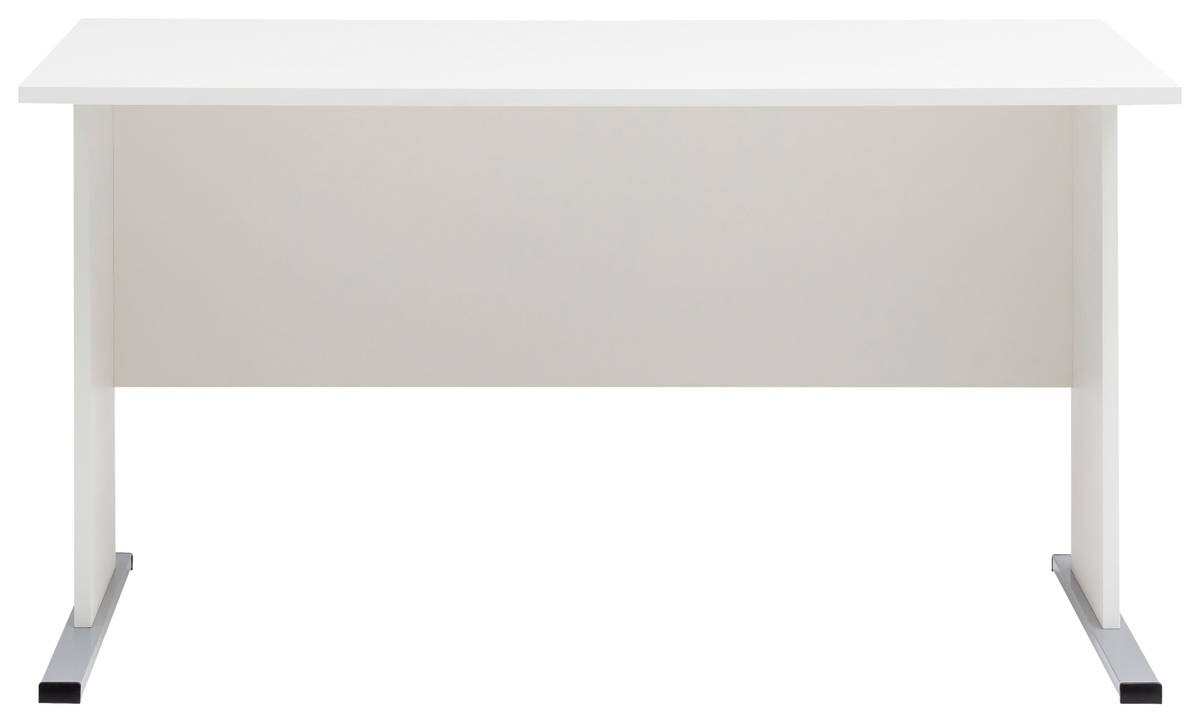 Schreibtisch Serie 200 perlweiß B/H/T: ca. 140x74,2x65 cm