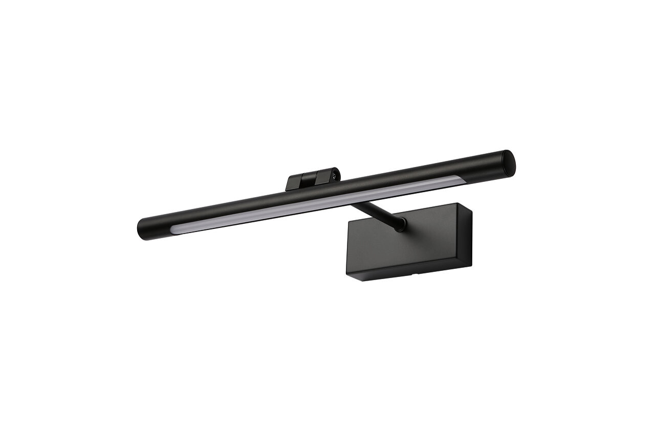 Lamkur LED-Spiegelbeleuchtung schwarz Stahl B/H/L: ca. 5x14x40 cm