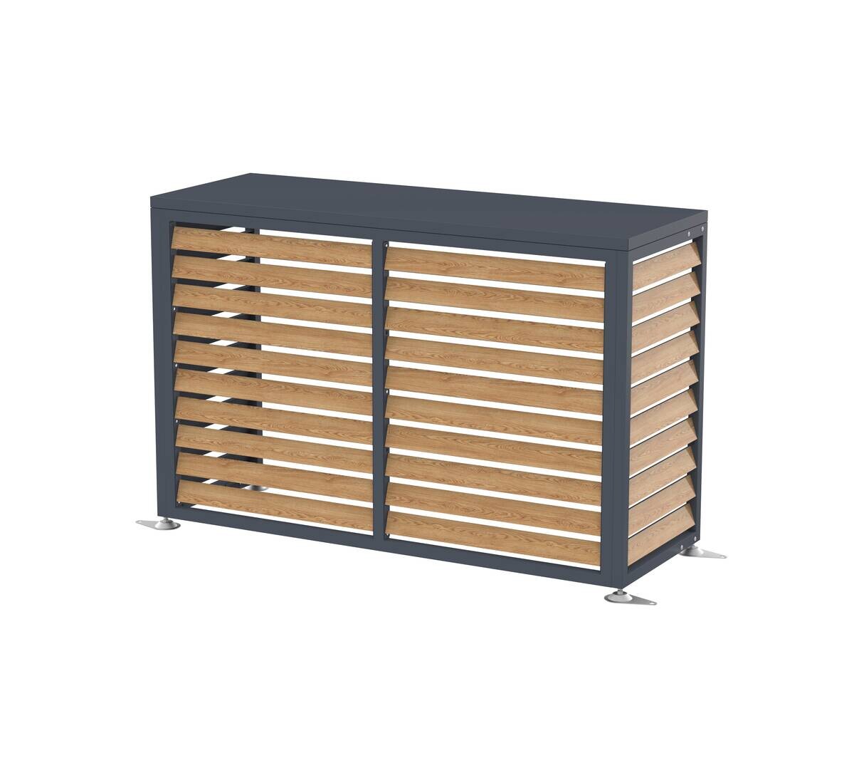 Westmann Verkleidung Wärmepumpe Boxa Holzoptik B/H/L: ca. 140x97x56 cm