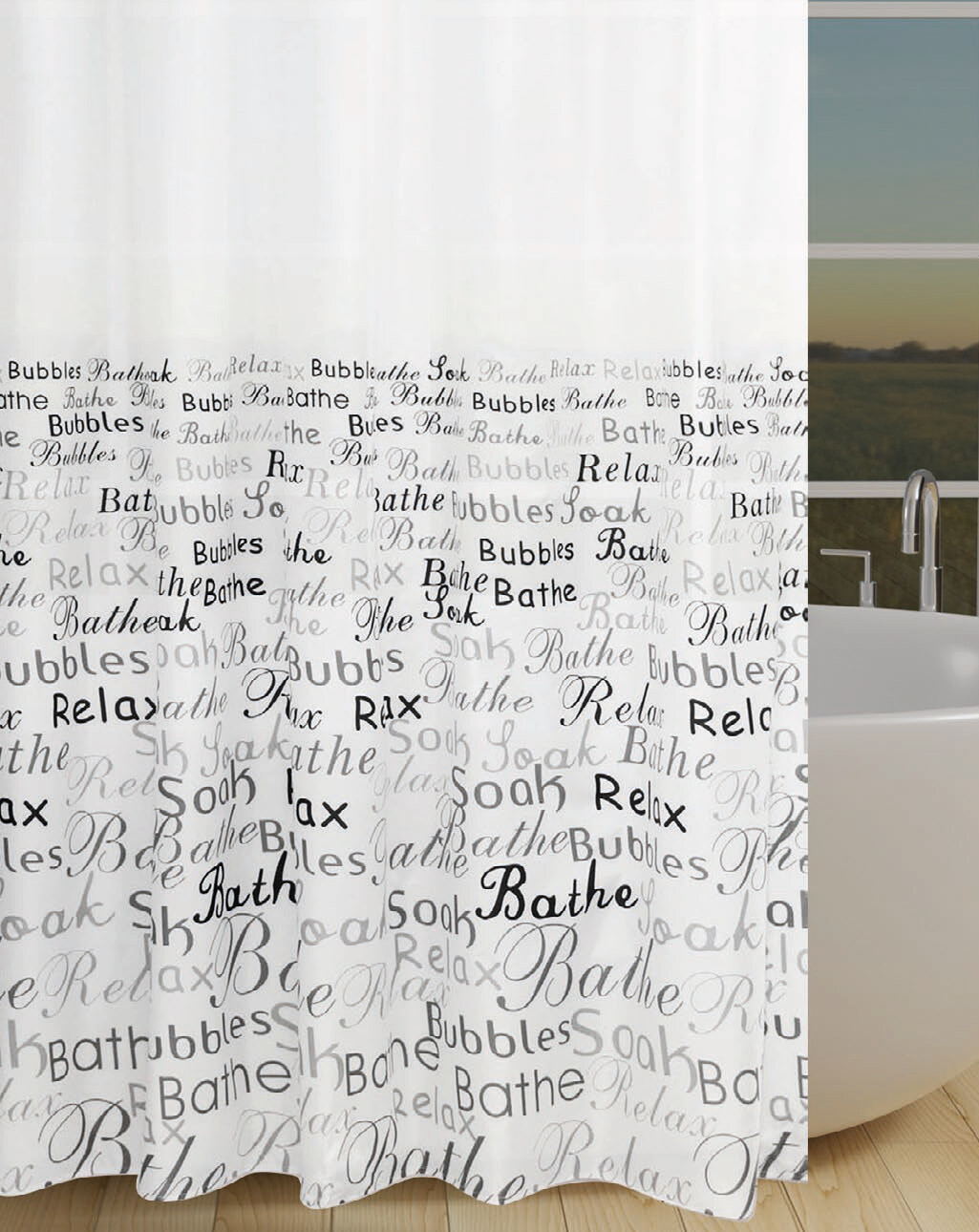 Acus Duschvorhang Relax Polyester B/L: ca. 180x200 cm