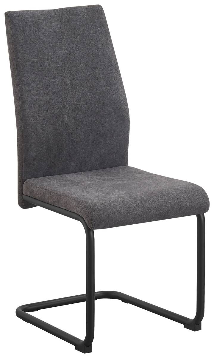 Schwingstuhl Noemi grau Microfaser B/H/T: ca. 44x96x57 cm