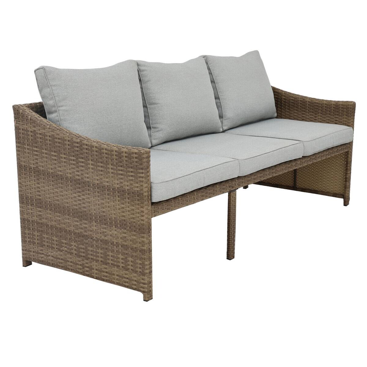 POCOline Gartensitzgruppe Anna braun Stahl