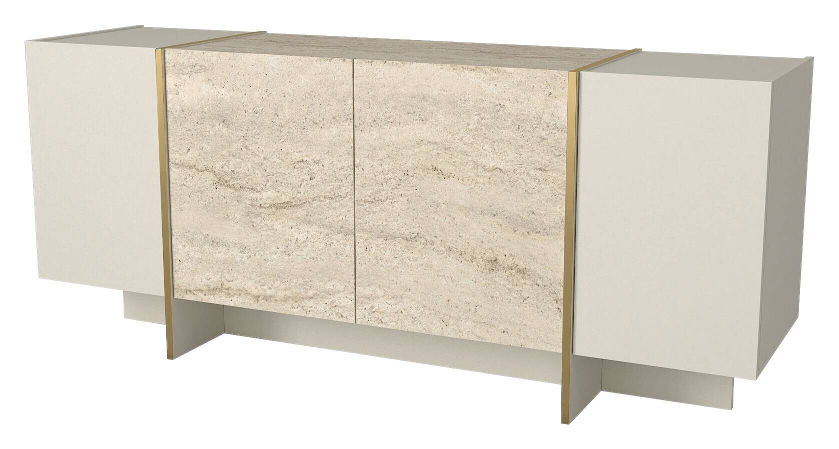 Sideboard Veyron beige granit Optik B/H/T: ca. 180x75,5x46,6 cm Sideboard Veyron beige granit Optik B/H/T: ca. 180x75,5x46,6 cm