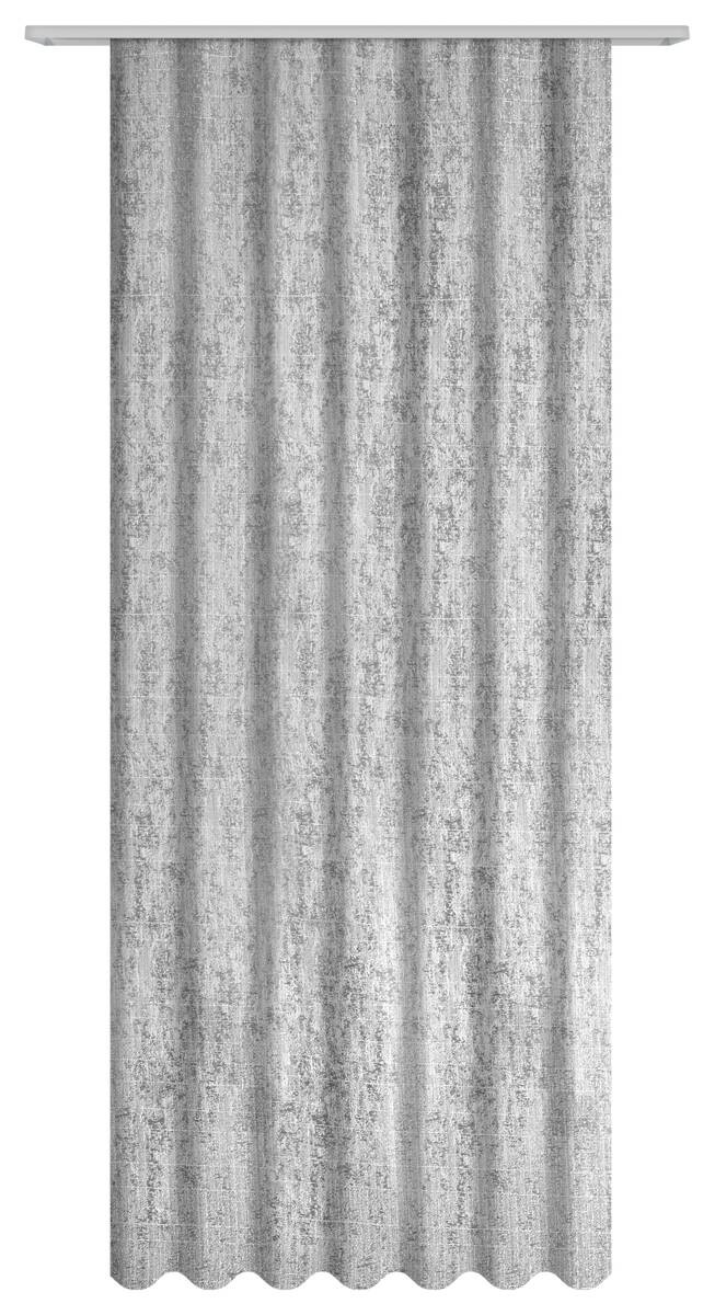 Dekovorhang Eden silber B/L: ca. 135x245 cm