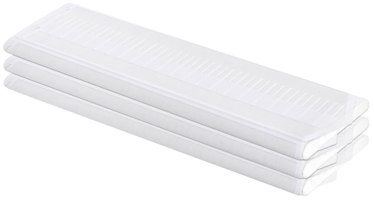 Scheibengardinen-Meterware weiß H: ca. 60 cm