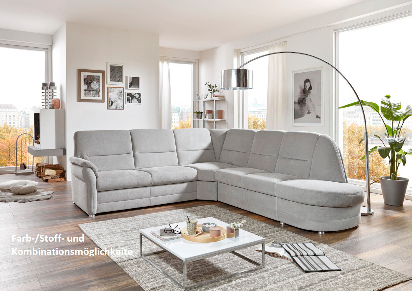 Wohnlandschaft Topasplan Q+ B/T: ca. 228x160 cm Wohnlandschaft Topasplan Q+ B/T: ca. 228x160 cm